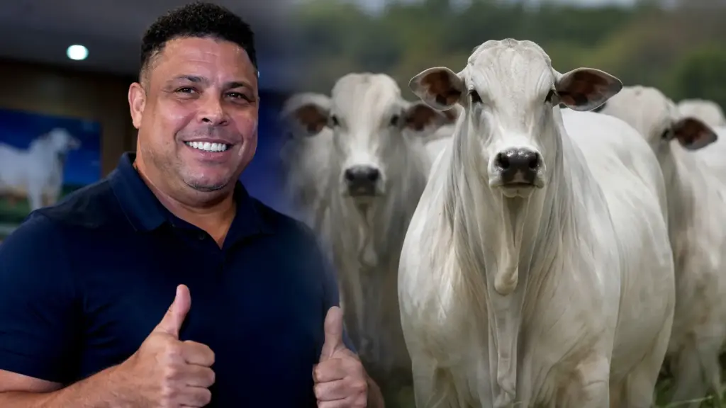 Do pentacampeonato mundial para a pecuária de elite, Ronaldo Fenômeno entra no mercado do Nelore, estreia em leilão comprando genética de uma das linhagens mais valorizadas da raça e passa a investir em um setor onde apenas 31 lotes movimentaram mais de R$ 1,2 milhão naquela mesma noite