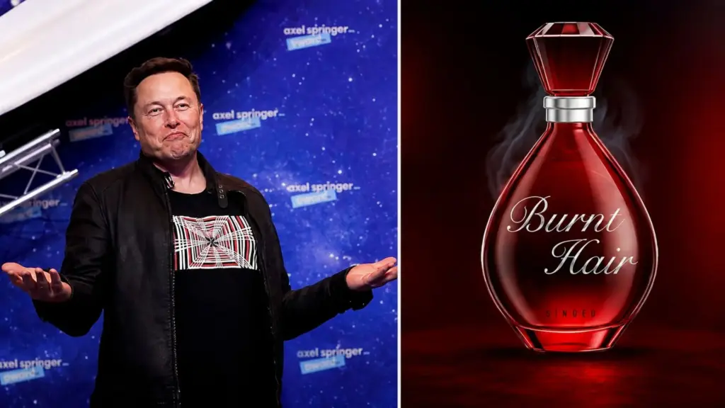 Dono da gigante dos carros elétricos não fez carro nenhum com esse dinheiro, lançou um perfume chamado Cabelo Queimado a US$ 100 o frasco, faturou US$ 2 milhões em 24 horas e chegou a US$ 3 milhões com o estoque esgotado, dizendo que era para ajudar a pagar a compra do Twitter