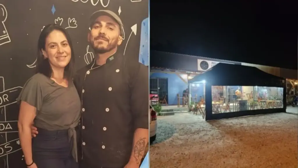 Casal de estrangeiros foram trabalhar em Santa Catarina como empregados e acabaram abrindo a própria pizzaria em Florianópolis, uma trajetória cada vez mais comum num estado que bateu recorde de saldo de vagas para estrangeiros, com mais de 10 mil postos só nos primeiros cinco meses de 2026 Casal de estrangeiros foram trabalhar em Santa Catarina como empregados e acabaram abrindo a própria pizzaria em Florianópolis, uma trajetória cada vez mais comum num estado que bateu recorde de saldo de vagas para estrangeiros, com mais de 10 mil postos só nos primeiros cinco meses de 2026