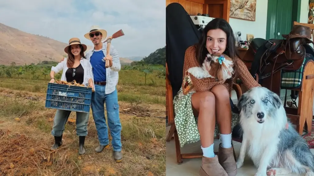 Estrela da Netflix e das novelas, Giovanna Lancellotti trocou o glamour pela enxada aos 33 anos e apareceu colhendo cúrcuma com as próprias mãos na fazenda da família no interior de São Paulo, que ainda tem vinícola e vinho próprio Estrela da Netflix e das novelas, Giovanna Lancellotti trocou o glamour pela enxada aos 33 anos e apareceu colhendo cúrcuma com as próprias mãos na fazenda da família no interior de São Paulo, que ainda tem vinícola e vinho próprio