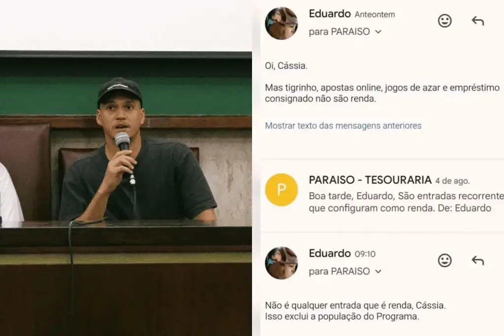 Estudante de 30 anos passou quase três anos estudando para o Enem, foi pré-selecionado para bolsa integral de Psicologia e teve tudo negado por causa do extrato bancário da mãe viciada em apostas, que estava no vermelho