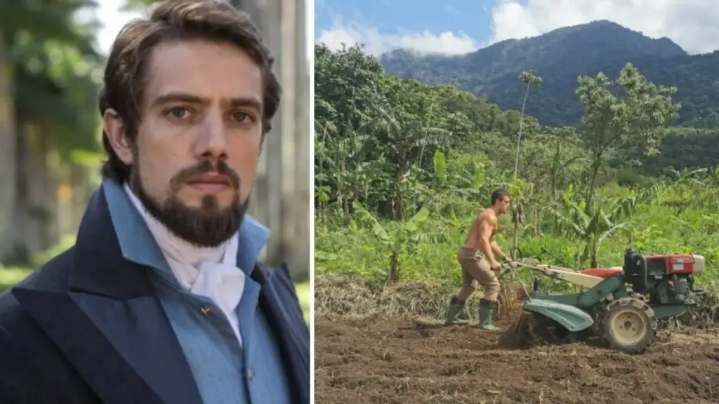 Fazenda de Rafael Cardoso no interior do Rio sai de um projeto que avançava devagar, ganha força durante o isolamento da pandemia, adota a agrofloresta para produzir alimentos orgânicos sem agrotóxicos e transforma a colheita da propriedade em negócio com cestas entregues no Rio de Janeiro e em Niterói