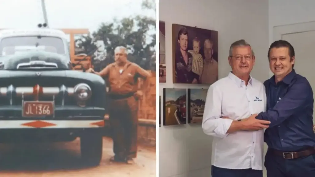 Filho de agricultores e ex-caminhoneiro abre pequena revenda de cal e cimento em Blumenau em 1969, negócio passa por três gerações da família, entra nos mercados de concreto, argamassa e fundações e chega a quase seis décadas de história com mais de 400 colaboradores