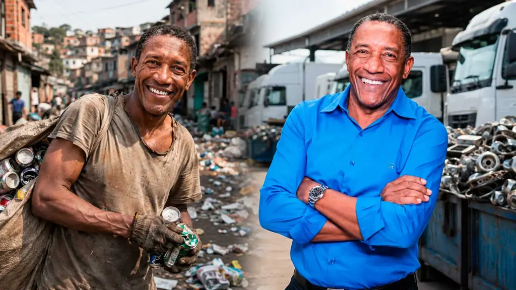 Aos 8 anos, menino catava latinhas na favela do Sapé e décadas depois transformou dois caminhões destruídos em um negócio de até R$ 60 milhões por ano, Geraldo Rufino fundou a JR Diesel, apontada como a maior recicladora de peças de caminhões da América Latina