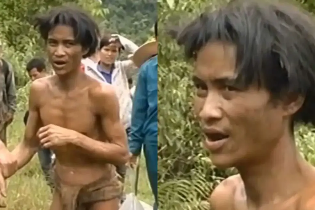 Homem viveu 41 anos isolado na selva do Vietnã sem nunca ter visto uma mulher, porque entrou na mata com apenas dois anos de idade e o pai o criou acreditando que a guerra nunca havia terminado Homem viveu 41 anos isolado na selva do Vietnã sem nunca ter visto uma mulher, porque entrou na mata com apenas dois anos de idade e o pai o criou acreditando que a guerra nunca havia terminado