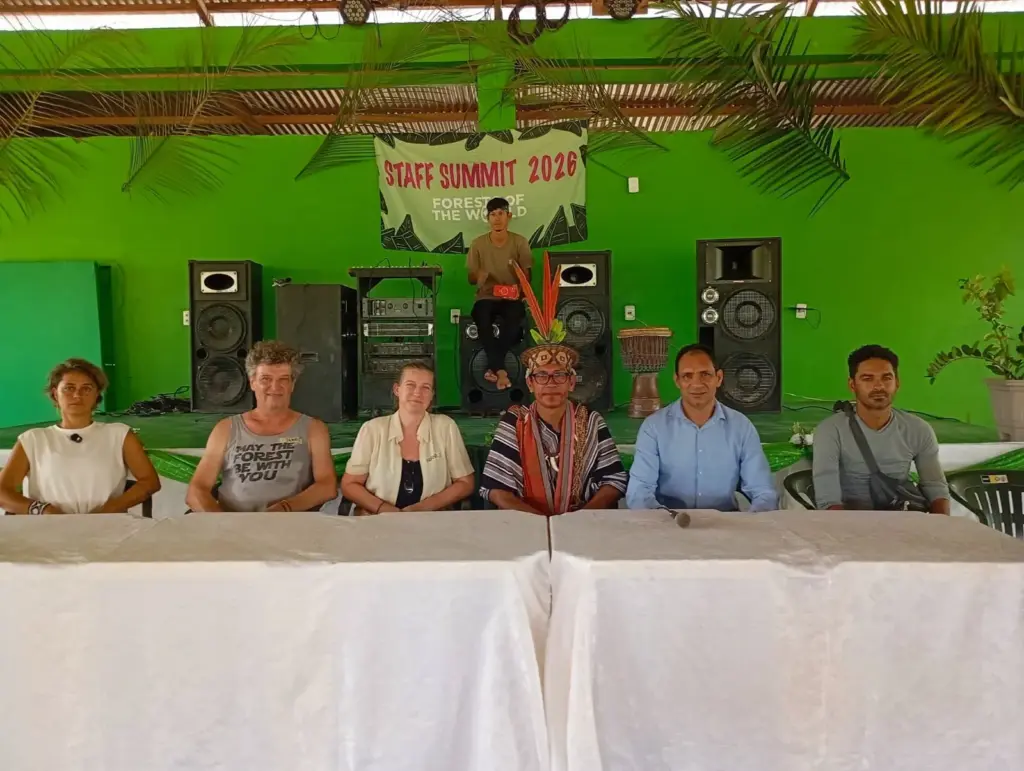 Prefeito Valdelio Furtado participa da abertura do Encontro Institucional Bienal da Forests of the World, realizado no Centro Yorenka Tasorentsi, em Marechal Thaumaturgo