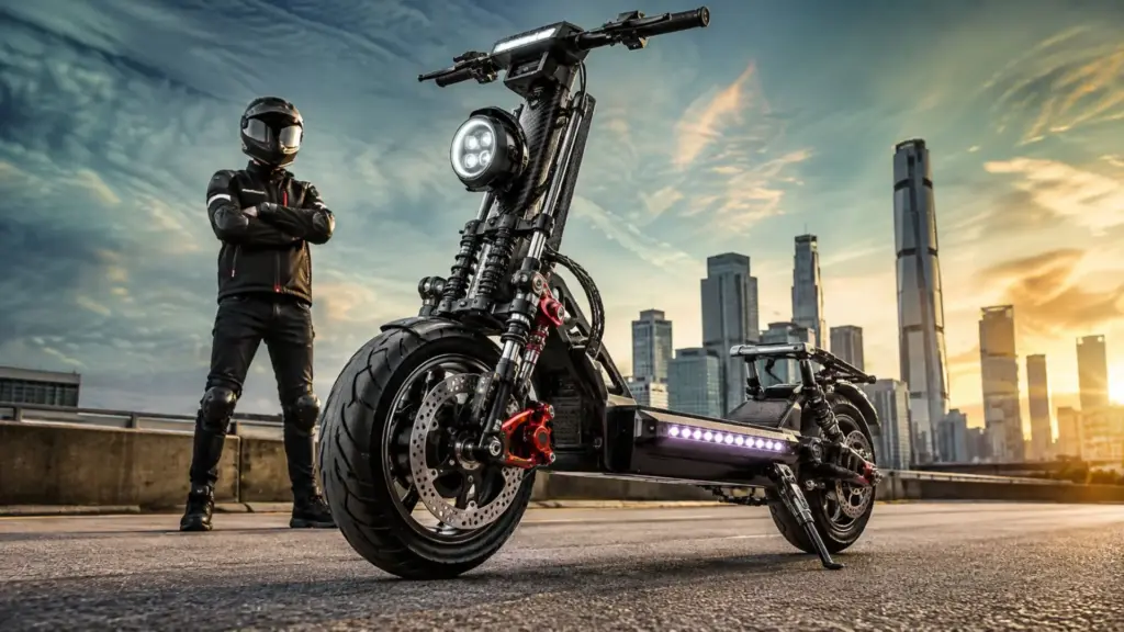 Moto baratinha tem autonomia de 190 km, chega a impressionantes 128 km/h e traz 96 V, rodas de 12 polegadas, controle de tração e freios de 4 pistões, mas enfrenta obstáculo no Brasil