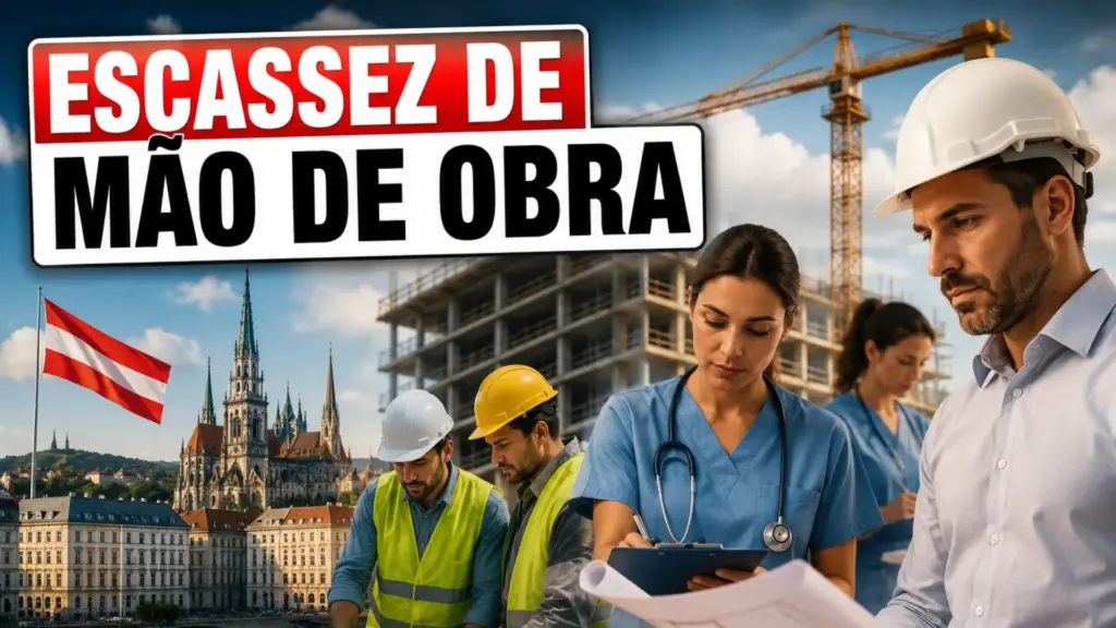 Áustria está sofrendo com falta de mão de obra e agora busca estrangeiros, incluindo brasileiros, para atuar em setores como construção civil, saúde e até engenharia