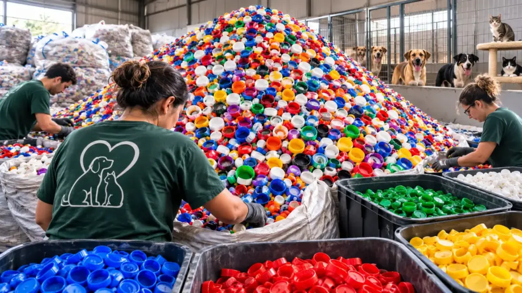 Moradora de São Paulo passa a recolher tampinhas por conta própria, iniciativa chega a 350 toneladas e transforma lixo em mais de 13 mil castrações de animais