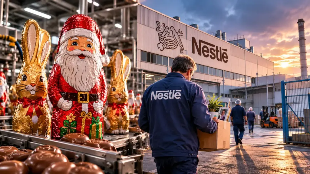 Adeus, Nestlé: onde fica a fábrica de chocolates colossal com 250 funcionários fechada após 60 anos de produção de Papais Noéis e coelhinhos de doce