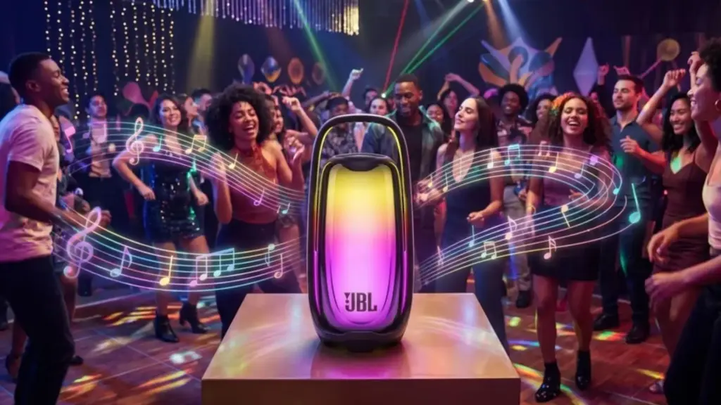 JBL Pulse 6 surge com caixa mais inteligente do mundo que transforma até a alça em show de luzes, traz Bluetooth 6.0, proteção IP68, 40 W RMS e AI Sound Boost; veja o preço.