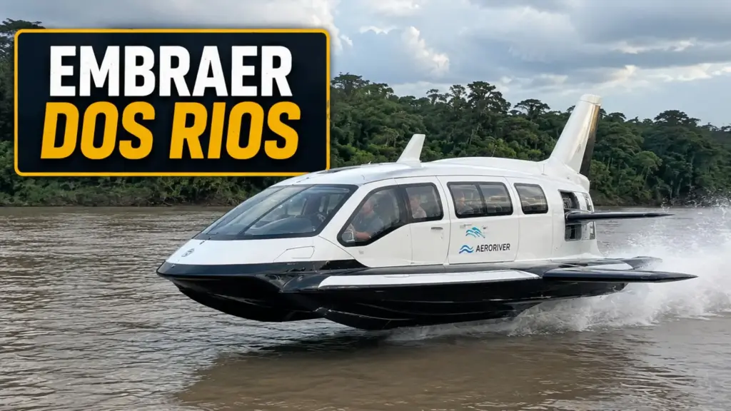 ‘Embraer da floresta’ está no Brasil: startup brasileira tem ideia genial e cria ‘barco voador’ para a Amazônia, um voadeiro que pode atingir 150 km/h, levar 10 passageiros e transformar rios em pistas, sem aeroportos