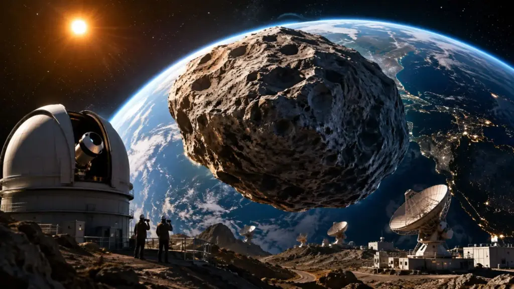 NASA ativou protocolos de defesa planetária diante da aproximação de asteroide, enquanto telescópios, radares, inteligência artificial e supercomputadores recalculam sua trajetória e simulam milhares de cenários para avaliar possíveis riscos à Terra