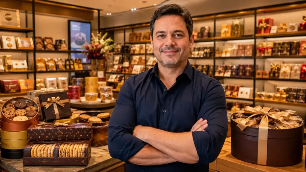 Aos 13 anos, ele conseguiu o primeiro emprego em uma fábrica de buchas; após anos, ele criou uma rede de biscoitos que projetava faturar R$ 40 milhões