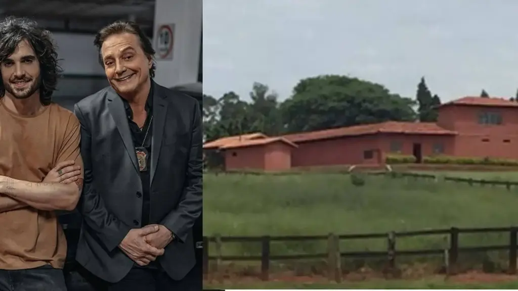 Aos 72 anos, Fábio Júnior mantém sítio no interior de São Paulo, onde vive cercado por lago para pesca, cavalos, plantações de milho e cana e estrutura rural que marcou a infância de Fiuk