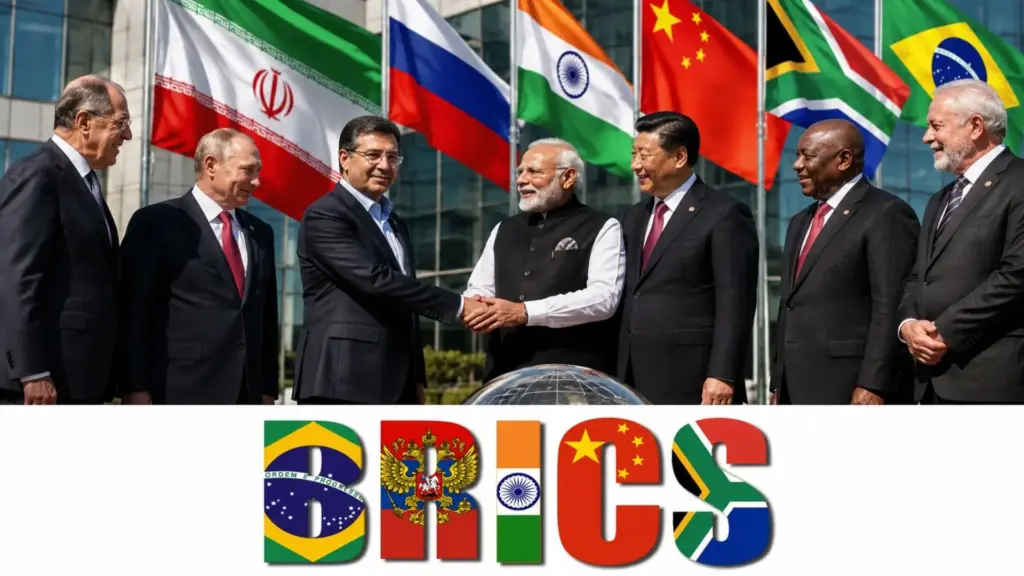 Irã diz que deve entrar no Novo Banco de Desenvolvimento dos Brics, instituição criada por Brasil, Rússia, Índia, China e África do Sul e presidida por Dilma Rousseff, buscando ampliar acesso a financiamento e reduzir dependência do sistema dominado pelo dólar em meio às sanções impostas pelos Estados Unidos