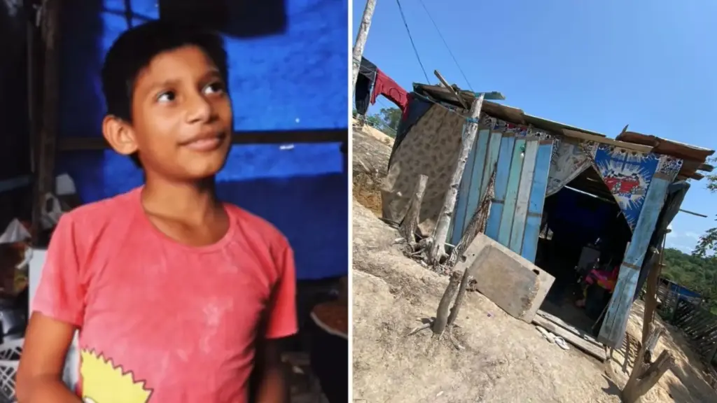 Mãe desempregada vive com companheiro e filhos em barraco improvisado com lonas e toalhas, sem banheiro, camas ou móveis, enquanto menino de 11 anos recolhe latinhas para ajudar em casa, até campanha comprar e reformar imóvel onde os pais e as crianças ganham quartos próprios Mãe desempregada vive com companheiro e filhos em barraco improvisado com lonas e toalhas, sem banheiro, camas ou móveis, enquanto menino de 11 anos recolhe latinhas para ajudar em casa, até campanha comprar e reformar imóvel onde os pais e as crianças ganham quartos próprios