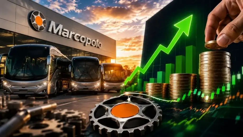 Marcopolo anuncia dividendos de R$ 0,13 por ação e aprova recompra de até 49 milhões de papéis, enquanto investidores têm até 25 de agosto para garantir direito ao pagamento marcado para 9 de setembro e programa de recompra começa imediatamente com prazo de até 18 meses