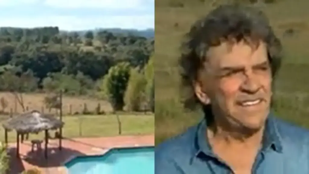 Aos 86 anos, ícone da música sertaneja mantém fazenda do tamanho de 300 campos de futebol como refúgio no interior de SP, cria gado Nelore, comercializa bezerros e ainda aproveita lago, curral e fogão a lenha