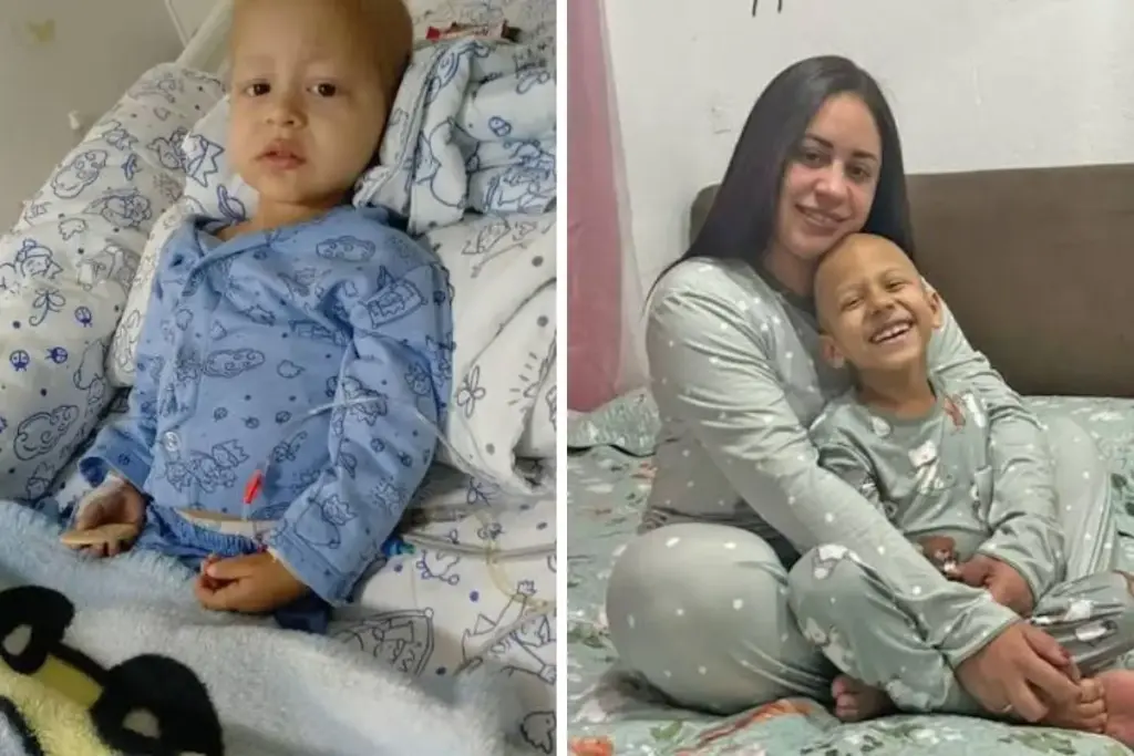 Menino de 7 anos passou por quimioterapia, radioterapia, cirurgias e transplantes, mas o tribunal negou a liminar para o remédio de R$ 2 milhões e a família agora faz campanha por doações