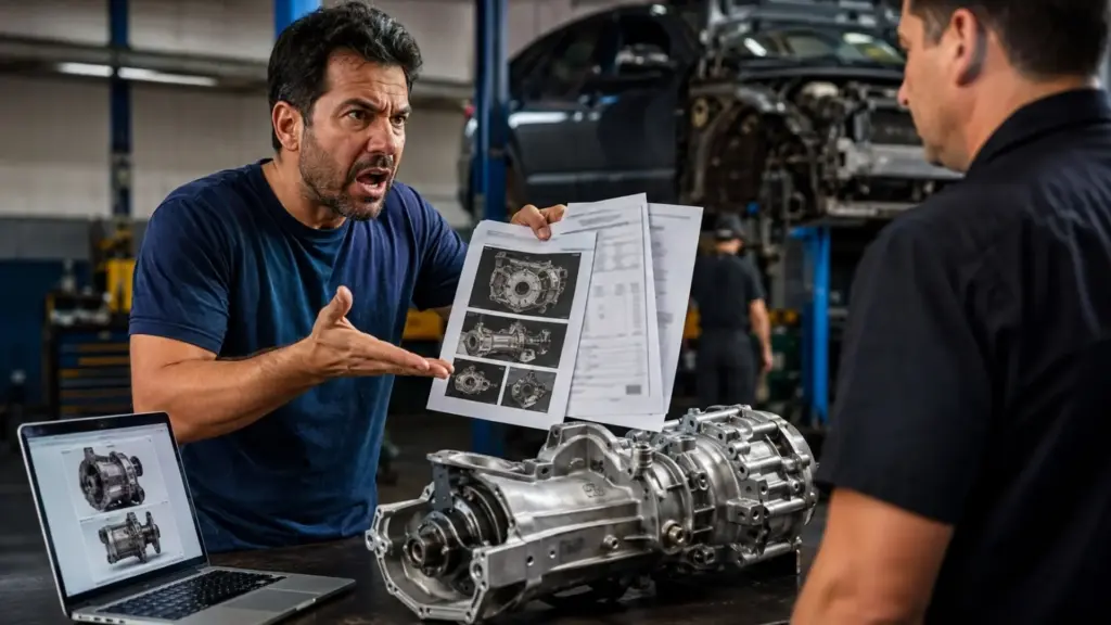 Motorista paga R$ 2.800 por peça automotiva que depois encontra por R$ 180 na internet, reúne anúncios e nota fiscal, leva o caso ao Procon e consegue negociar devolução parcial após oficina não comprovar a procedência informada do componente instalado no carro