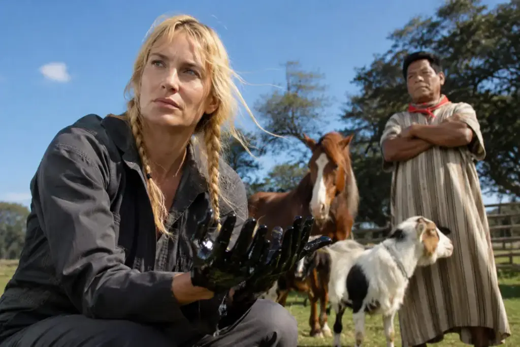 Atriz de Kill Bill trocou parte da rotina de Hollywood por uma vida fora da rede elétrica, passou a produzir a própria energia, cultivar alimentos, criar abelhas e acolher mais de 20 animais resgatados Atriz de Kill Bill trocou parte da rotina de Hollywood por uma vida fora da rede elétrica, passou a produzir a própria energia, cultivar alimentos, criar abelhas e acolher mais de 20 animais resgatados