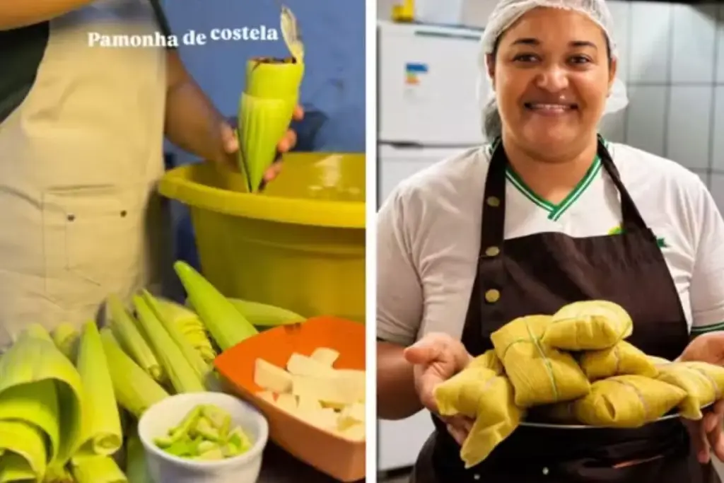 Mulher deixa emprego de 12 anos para vender pamonhas, transforma receita de costela em carro-chefe, produz até 4 mil unidades por mês, fatura R$ 552 mil em 2025 e mira R$ 600 mil em 2026 após vídeos ultrapassarem 1 milhão de visualizações