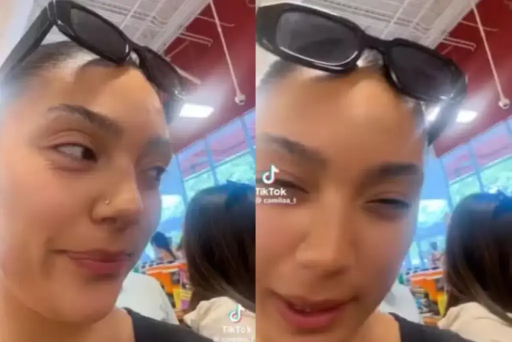Mulher se irrita com homem que fica colado nela em fila de supermercado, grava a aproximação e avisa que ficar “bem atrás” não fará o atendimento andar mais rápido; vídeo da reação ultrapassa 700 mil visualizações e recebe apoio de outros consumidores nas redes sociais