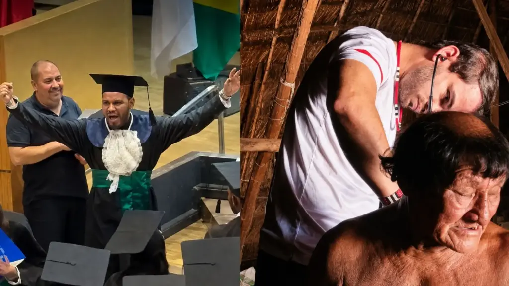 Nascido numa aldeia de apenas 89 pessoas às margens do rio Pará, jovem foi reprovado várias vezes no vestibular, carrega o sobrenome da própria etnia e viu na Medicina um ato de resistência e aos 30 anos subiu ao palco de cocar e maracá para virar o primeiro médico Kaxixó formado pela UFMG