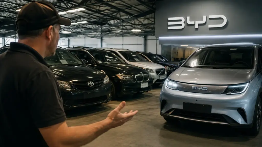 “Ninguém vai querer comprar”: garagista afirma que carros usados acima de R$ 100 mil estão encalhando diante dos BYD zero-km, enquanto elétrico de R$ 109.990 já lidera o varejo brasileiro