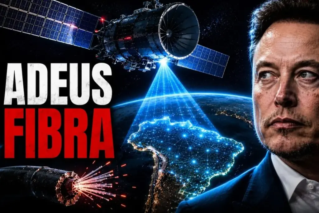 O cabo pode perder espaço antes do imaginado, Starlink e SpaceSail aceleram uma corrida orbital que promete conectar regiões distantes sem depender dos cabos que chegam até as casas, enquanto a fibra domina a banda larga fixa brasileira em 2026