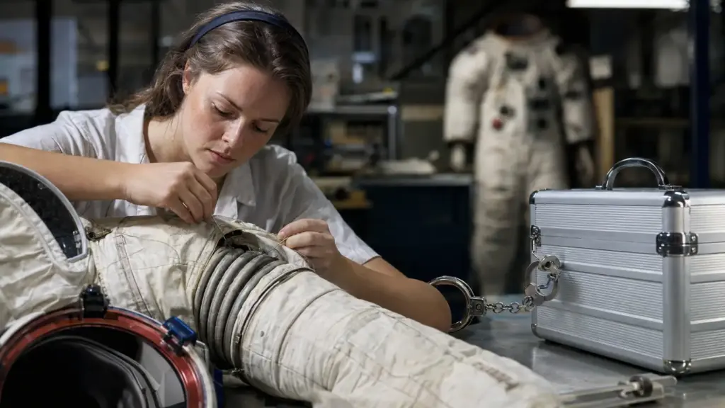 Costureira que nunca havia entrado em um avião foi chamada pelo nome após engenheiros encontrarem desgaste no traje da Apollo 14, viajou com uma maleta algemada ao braço, trabalhou a noite inteira e ajudou a impedir o cancelamento da missão Costureira que nunca havia entrado em um avião foi chamada pelo nome após engenheiros encontrarem desgaste no traje da Apollo 14, viajou com uma maleta algemada ao braço, trabalhou a noite inteira e ajudou a impedir o cancelamento da missão