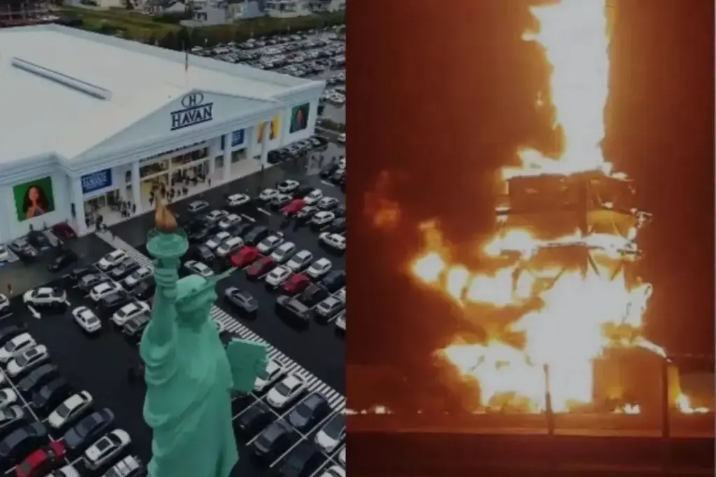 Prestes a completar um ano, o incêndio que destruiu a Estátua da Liberdade da Havan em Petrolina segue sem culpados apresentados, sem motivação revelada e sem pronunciamento da Polícia Civil, com imagens mostrando mais de uma pessoa participando do crime