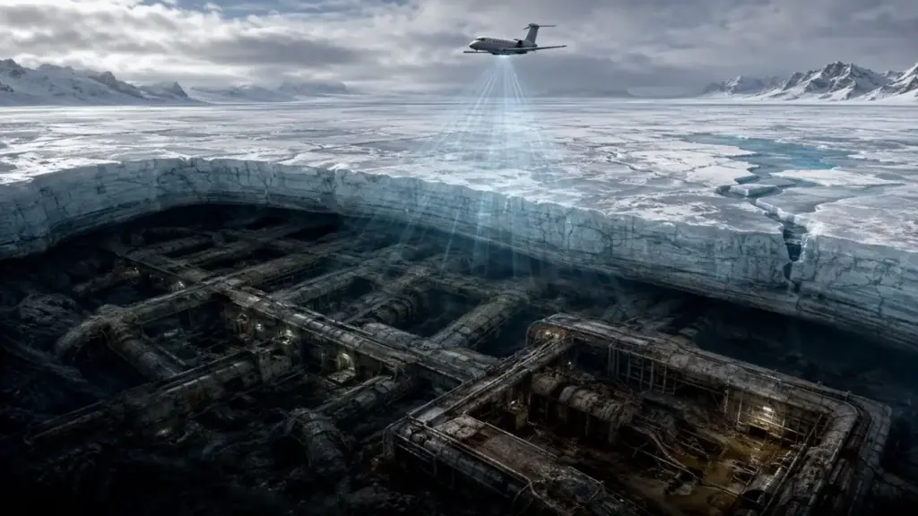 Radar da NASA revela cidade secreta da Guerra Fria enterrada sob 30 metros de gelo na Groenlândia, com 21 túneis e cerca de 3 quilômetros de corredores, enquanto o derretimento futuro pode expor diesel, esgoto, PCBs e resíduos radioativos deixados no local desde 1967 Radar da NASA revela cidade secreta da Guerra Fria enterrada sob 30 metros de gelo na Groenlândia, com 21 túneis e cerca de 3 quilômetros de corredores, enquanto o derretimento futuro pode expor diesel, esgoto, PCBs e resíduos radioativos deixados no local desde 1967