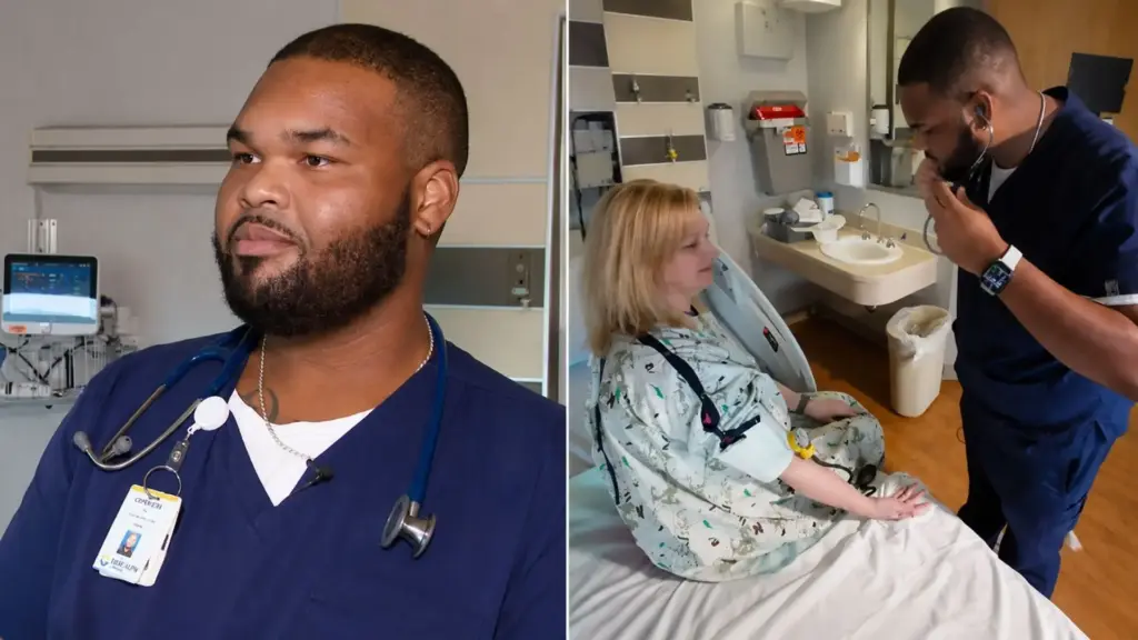 Rapaz que saiu do McDonald’s e entrou num hospital como lavador de pratos, depois levando bandejas de comida aos pacientes da UTI, foi subindo de função e hoje é enfermeiro na unidade cardíaca do mesmo hospital, tendo estudado à noite para virar enfermeiro registrado
