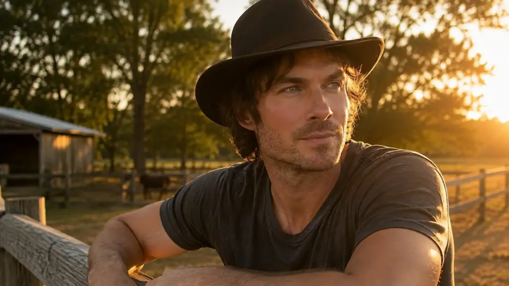 Astro de Vampire Diaries deixou os sets de Hollywood, foi morar em uma fazenda com a família e passou a dedicar a rotina à agricultura regenerativa, saúde do solo e criação de animais