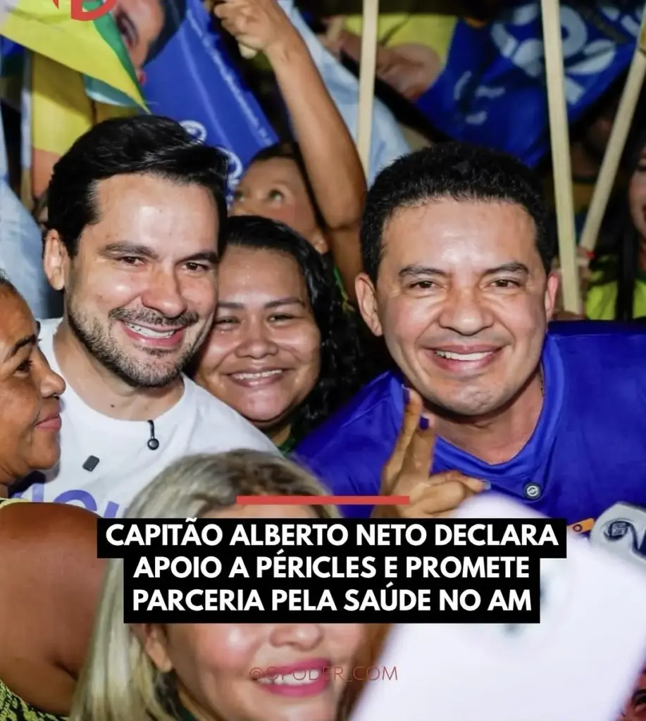 AM: Capitão Alberto Neto declara apoio ao deputado estadual Delegado Péricles em lançamento candidatura à reeleição