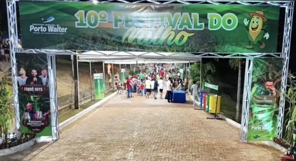 Apôs mudança na data, Prefeitura de Porto Walter confirma as atrações musicais do Festival do Milho