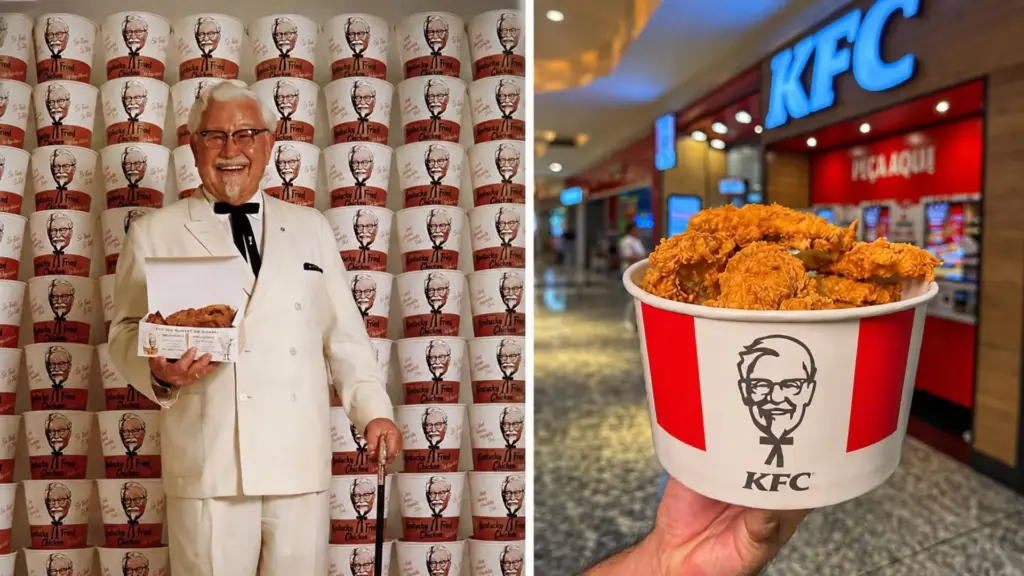 Senhor que perdeu o restaurante aos 66 anos e vivia de um cheque da previdência de US$ 105 por mês saiu de carro pelos Estados Unidos vendendo uma receita de frango frito, que virou o KFC, hoje com quase 32 mil lojas