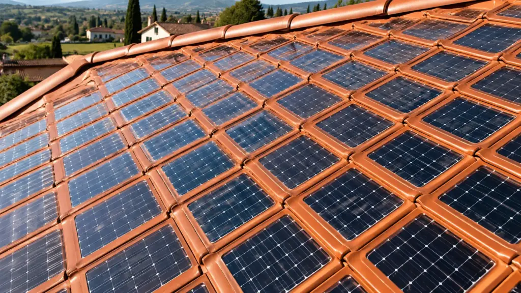 Novo telhado solar da Tegolasolare imita as tradicionais telhas de barro, transforma 40 metros quadrados de cobertura em uma “usina solar” e gera até 3 quilowatts de energia sem alterar a aparência do imóvel