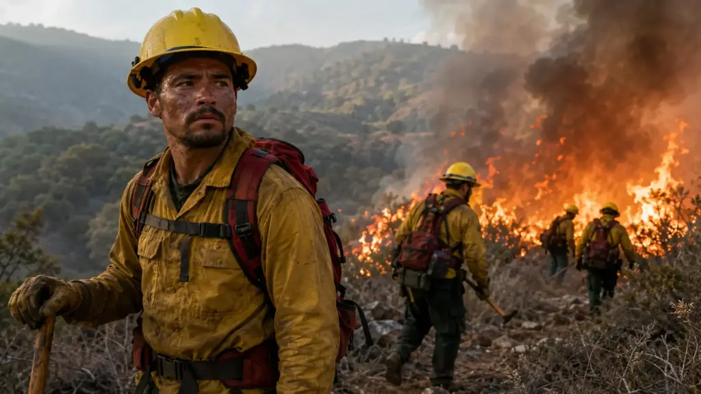 Eles combateram incêndios florestais enquanto cumpriam pena na Califórnia, mas ao deixar a prisão receberam acesso a certificações avançadas, 18 meses de treinamento, atuaram 12 meses numa brigada e então conseguiram disputar novas possibilidades de emprego