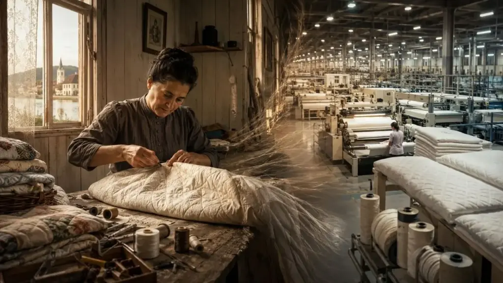 Viúva começou a costurar acolchoados à mão em 1922 para sustentar a família em Blumenau, transformou pequenas encomendas em uma indústria centenária e deu origem à Altenburg, hoje com mais de 2 mil empregos, cinco fábricas e produção superior a 1,4 milhão de itens por mês