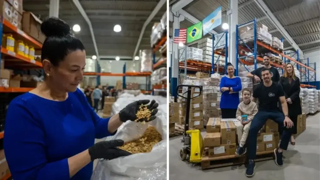Viúva ficou sozinha com quatro filhos após a morte do marido, usou os últimos R$ 10 para fazer pasta de amendoim na cozinha de casa e transformou a receita em uma indústria que produz 10 toneladas por dia, está em milhares de pontos de venda e faturou R$ 45 milhões em 2025