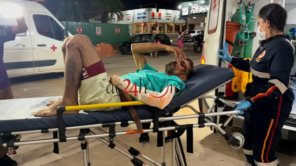 Agressão com pernamanca deixa homem ferido no Eldorado