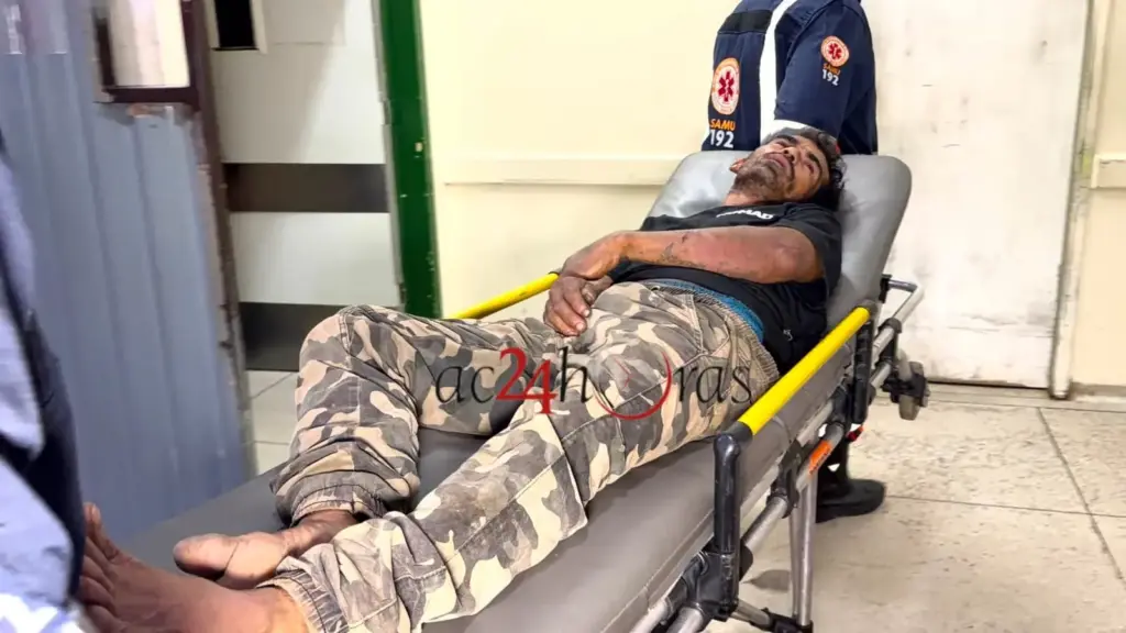 Após três dias se recuperando de uma agressão homem é espancado de ripa novamente em Rio Branco