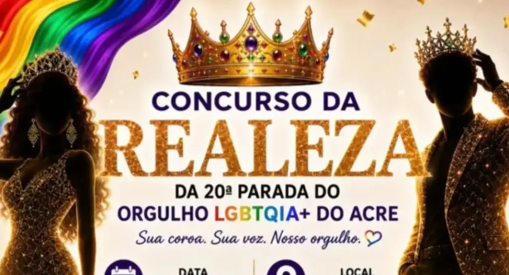 Rio Branco terá concurso da realeza LGBT+ com categorias trans e gay