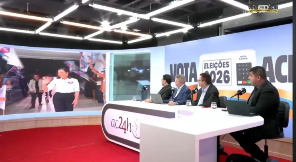 Mailza Assis é recebida com festa pela militância na sabatina do ac24horas Mailza Assis é recebida com festa pela militância na sabatina do ac24horas