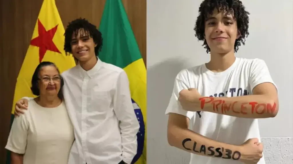 Aos 18 anos, neto de cozinheira estudou em escola pública, realizou intercâmbios, criou aulas gratuitas de inglês e conseguiu uma bolsa em Princeton, nos Estados Unidos, com todas as despesas acadêmicas e de permanência pagas