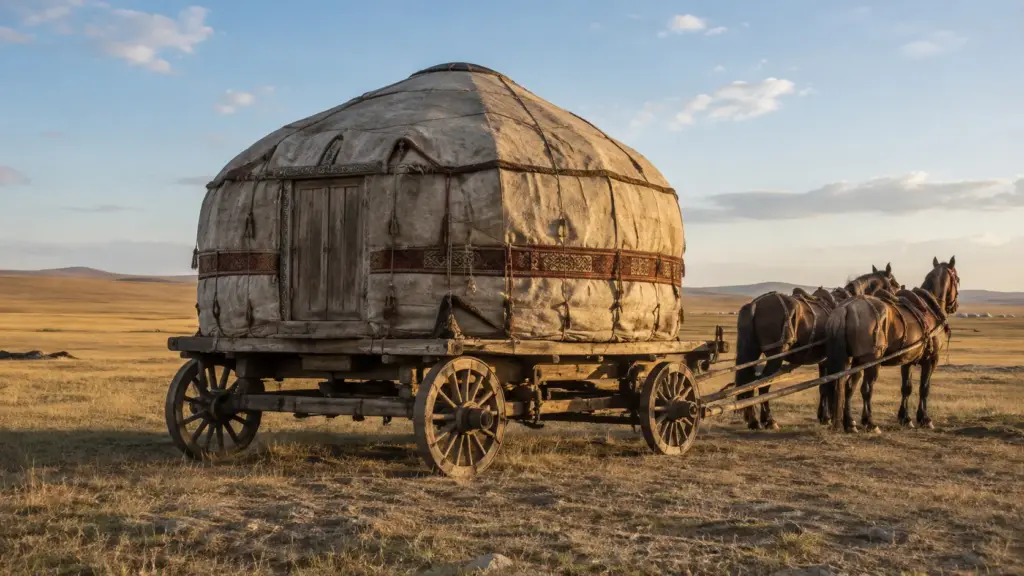Arqueólogos descobrem no Cazaquistão uma rara “casa sobre rodas” medieval que pode ter sido uma das primeiras caravanas residenciais da história