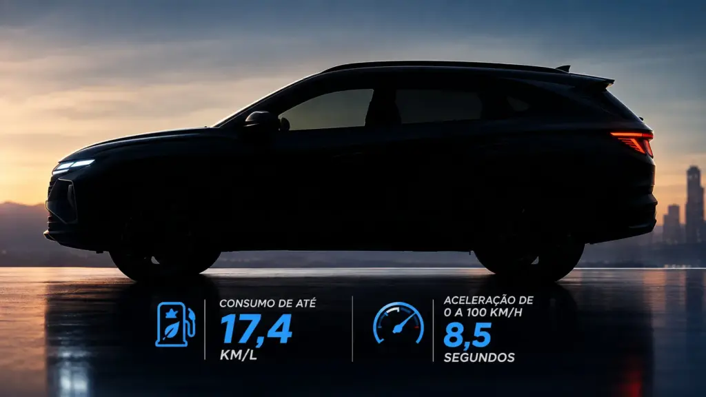 Hyundai faz Tucson crescer 6 cm, coloca sistema híbrido de 245 cv, aceleração de 0 a 100 km/h em 8,5 segundos e promete consumo de até 17,4 km/l na quinta geração do SUV